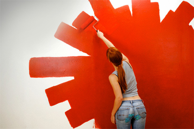 Как покрасить стены