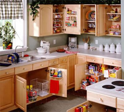 Как правильно организовать хранение в кухонных шкафах