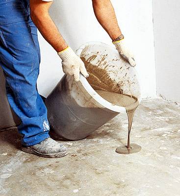 Как сделать бетонный пол