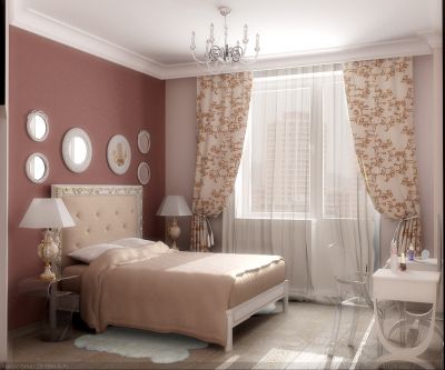 Ремонт в спальне  - цвета и ткани