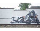 Оформление стены загородного дома