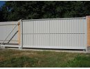 Ворота откатные, с односторонней зашивкой